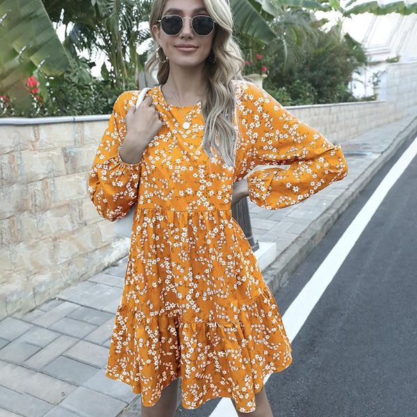 casual dresses women's round neck print fashion high waist a-line dress retro spring and autumn long sleeve elegant party, Black;gray
casual dresses women's round neck print fashion high waist a-line dress retro spring and autumn long sleeve elegant party, Black;gray
