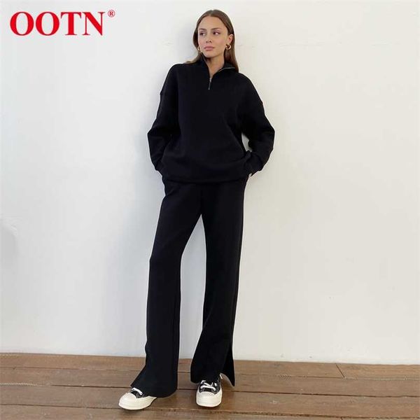 ootn sweatshirt sets pullover stretch stand collar zipper knitted suit women casual split high waist straight pants outfit 211126, White
ootn sweatshirt sets pullover stretch stand collar zipper knitted suit women casual split high waist straight pants outfit 211126, White