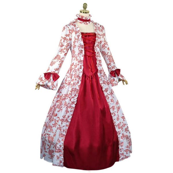 casual dresses medieval fashion women vintage gothic lace flounce bowknot long sleeve patchwork royal dress elegant costume vestidos#g3, Black;gray
casual dresses medieval fashion women vintage gothic lace flounce bowknot long sleeve patchwork royal dress elegant costume vestidos#g3, Black;gray