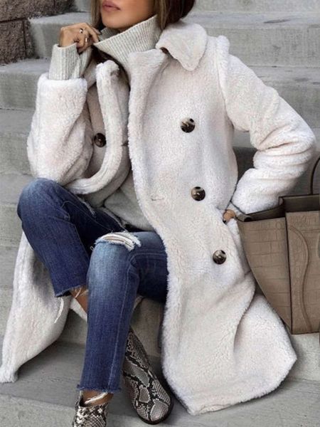 quick buy autumn and winter solid color lapel loose long lamb hair windbreaker women's coat, Black;brown
quick buy autumn and winter solid color lapel loose long lamb hair windbreaker women's coat, Black;brown