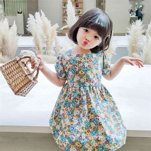summer girls dress casual pastoral style floral cute baby kids children's clothing for girl 210625, Red;yellow
summer girls dress casual pastoral style floral cute baby kids children's clothing for girl 210625, Red;yellow