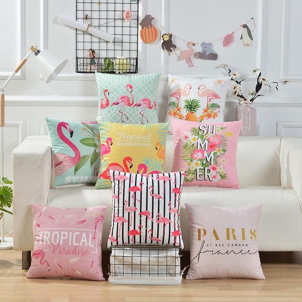 europe flamingo pattern nordic decroative throw pillow case square 45x45cm back cushion cover for sofa beds outdoor living room cushion/deco
europe flamingo pattern nordic decroative throw pillow case square 45x45cm back cushion cover for sofa beds outdoor living room cushion/deco