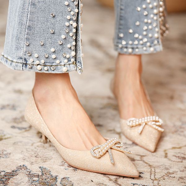 sandals 339-8 pearl sequin cloth high heels women's thin pointed french bow single shoes middle side hollow pywm, Black
sandals 339-8 pearl sequin cloth high heels women's thin pointed french bow single shoes middle side hollow pywm, Black