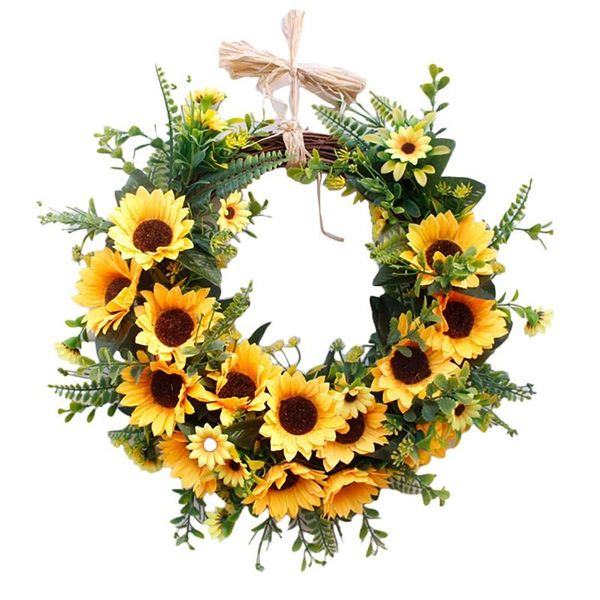 artificial sunflower wreath, summer wreath with yellow and green leaves front door wreaths for all seasons decorative flowers
artificial sunflower wreath, summer wreath with yellow and green leaves front door wreaths for all seasons decorative flowers