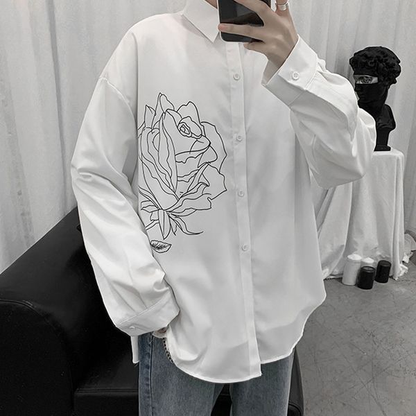 men's jackets male shirt with flower pattern, korean-style long sleeve flipped collar 86hr, Black;brown
men's jackets male shirt with flower pattern, korean-style long sleeve flipped collar 86hr, Black;brown