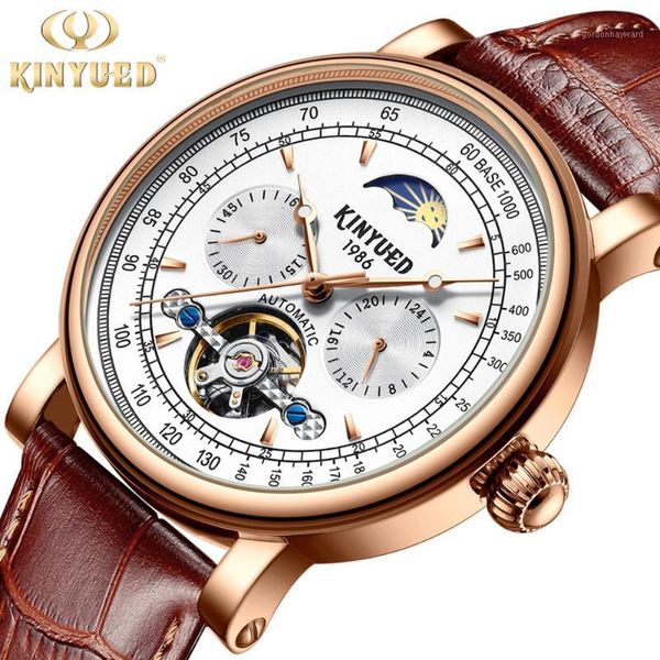 mechanical watch men tourbillon automatic men's watches moon phase waterproof luxury relogio masculino leather strap male clock wristwa, Slivery;brown
mechanical watch men tourbillon automatic men's watches moon phase waterproof luxury relogio masculino leather strap male clock wristwa, Slivery;brown