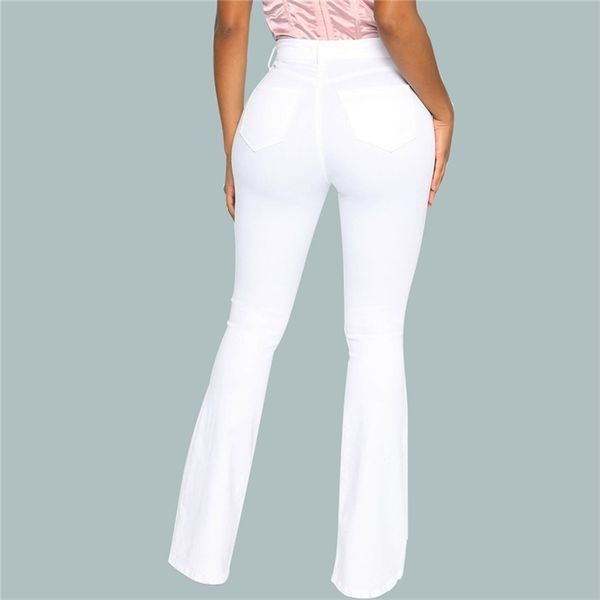 cotton white high waist casual flared jeans women 2021 spring new slim slimming denim trousers office lady denim flared pants, Blue
cotton white high waist casual flared jeans women 2021 spring new slim slimming denim trousers office lady denim flared pants, Blue