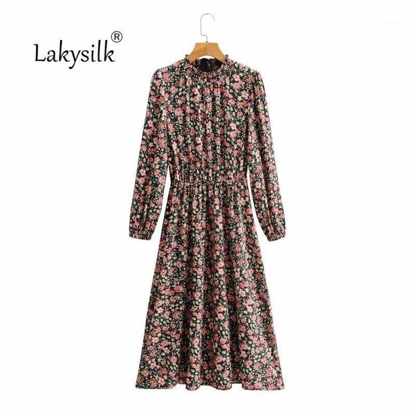 casual dresses elegant women autumn long sleeve flower print ladies ruffled high waist beach 2021, Black;gray
casual dresses elegant women autumn long sleeve flower print ladies ruffled high waist beach 2021, Black;gray