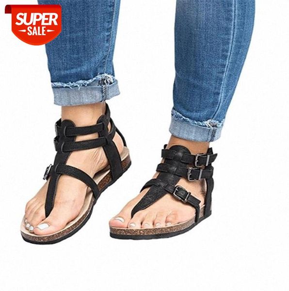woman sandals summer flat sandals retro belt buckle flip flops female casual shoes gladiator women sandalia feminina #n99v, Black
woman sandals summer flat sandals retro belt buckle flip flops female casual shoes gladiator women sandalia feminina #n99v, Black
