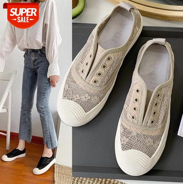 Fashion 2020 summer sneakers for women breathable mesh shoes breathable lace fabric white flat vulcanized ballet shoes #FR04
Fashion 2020 summer sneakers for women breathable mesh shoes breathable lace fabric white flat vulcanized ballet shoes #FR04