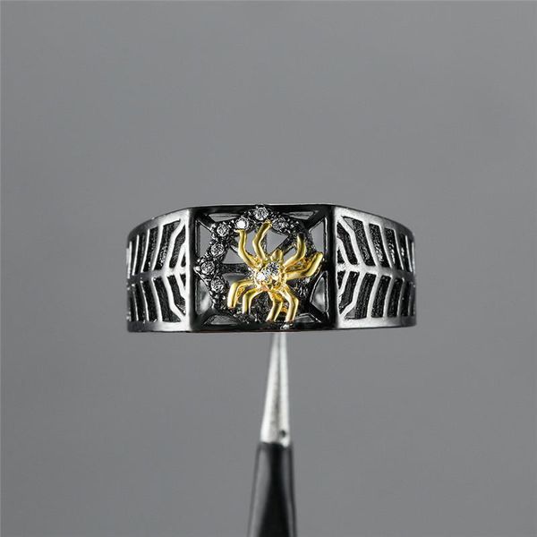 wedding rings vintage fashion gold color small spider ring white zircon animal for women men punk hip hop jewelry black hollow, Slivery;golden
wedding rings vintage fashion gold color small spider ring white zircon animal for women men punk hip hop jewelry black hollow, Slivery;golden