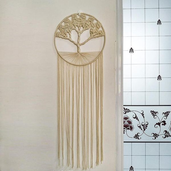tapestries macrame tree of life hand-woven wall tapestry cotton rope living room hanging boho decor nordic rural style layout
tapestries macrame tree of life hand-woven wall tapestry cotton rope living room hanging boho decor nordic rural style layout