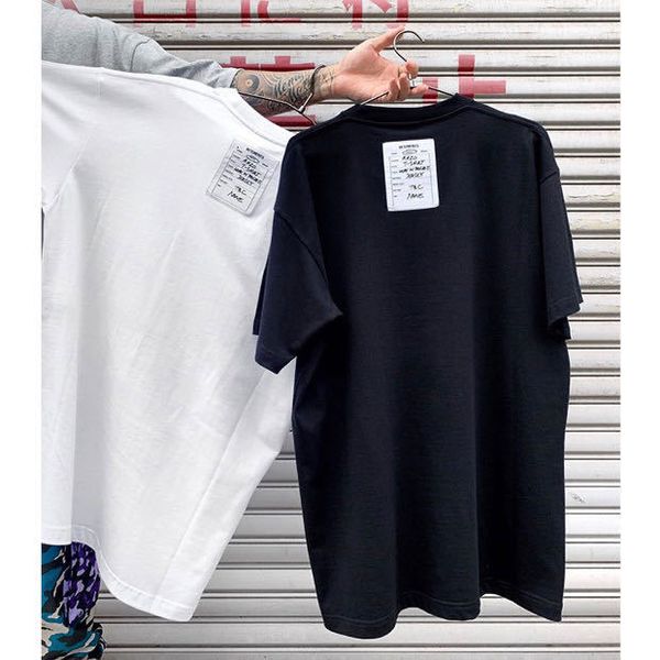 men's t-shirts vetements work casual outfits loose cotton black/white back patched tag-shirts, White;black
men's t-shirts vetements work casual outfits loose cotton black/white back patched tag-shirts, White;black
