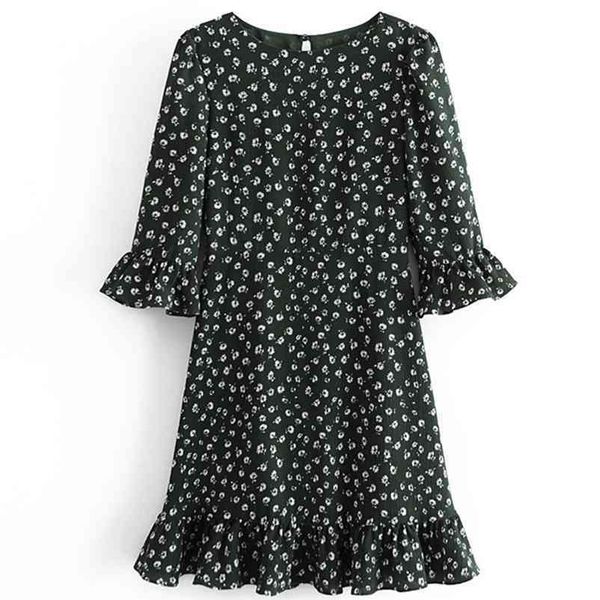floral print mini dress short sleeve o neck female casual summer ruffles elegant fashion clothes 210524, Black;gray
floral print mini dress short sleeve o neck female casual summer ruffles elegant fashion clothes 210524, Black;gray