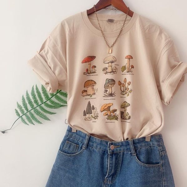 women's t-shirt vip hjn vintage fashion mushroom special print oversized t shirt egirl grunge aesthetic streetwear graphic tees women t, White
women's t-shirt vip hjn vintage fashion mushroom special print oversized t shirt egirl grunge aesthetic streetwear graphic tees women t, White