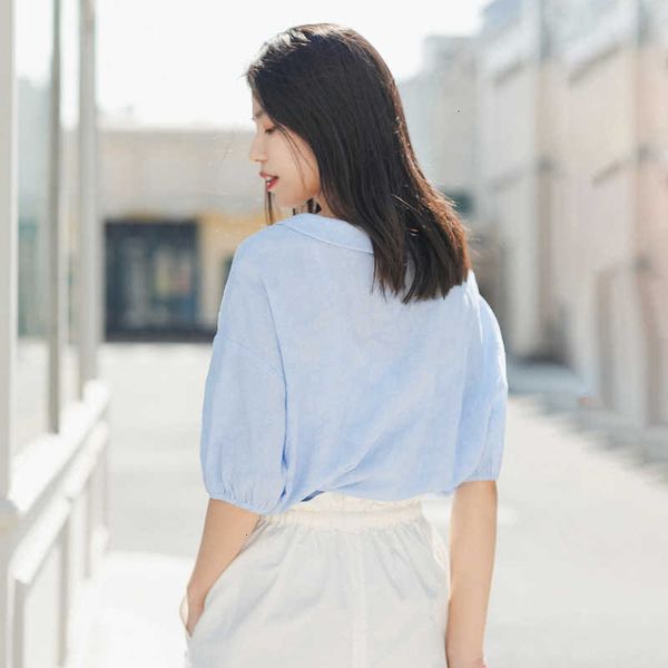 women's blouses & shirts blouses summer pure cotton v-neck improved han chinese clothing fashion retro blouse kiur, White
women's blouses & shirts blouses summer pure cotton v-neck improved han chinese clothing fashion retro blouse kiur, White