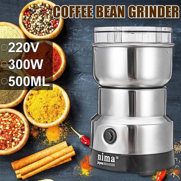 electric coffee grinders bean grinder 300w 500ml blenders blender stainless steel nut portable home machine kitchen tool
electric coffee grinders bean grinder 300w 500ml blenders blender stainless steel nut portable home machine kitchen tool