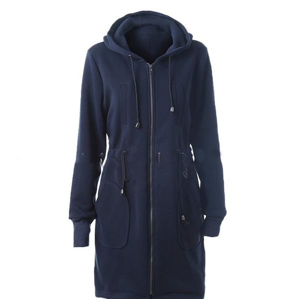 women's jackets autumn spring women casual long and coats hoody zipper pockets hooded jacket outerwear ladies, Black;brown
women's jackets autumn spring women casual long and coats hoody zipper pockets hooded jacket outerwear ladies, Black;brown