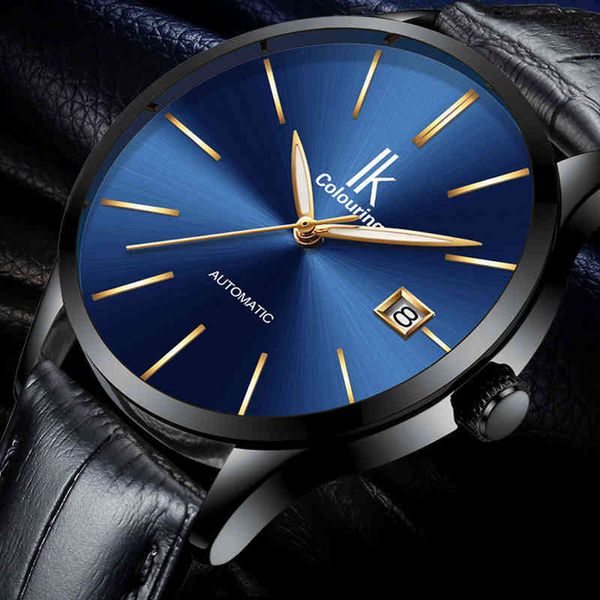 watches luxury color brand i business men's black leather blue dial mechanical relogiio masculino, Slivery;brown
watches luxury color brand i business men's black leather blue dial mechanical relogiio masculino, Slivery;brown