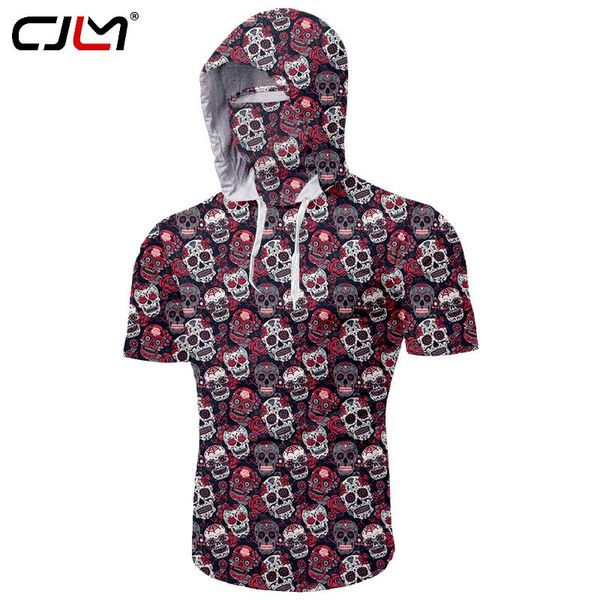 men's t-shirts cjlm summer tattoo mask tee ninja hooded short sleeve t-shirt skull gothic hoodies oversized tshirt wholesale china 5xl, White;black
men's t-shirts cjlm summer tattoo mask tee ninja hooded short sleeve t-shirt skull gothic hoodies oversized tshirt wholesale china 5xl, White;black