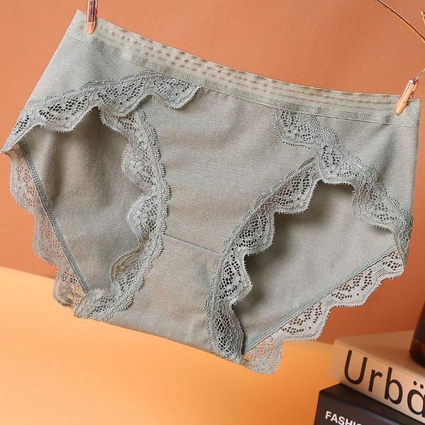 women's panties ladies seamless underwear cotton antibacterial crotch mid-waist girl lace briefs, Black;pink
women's panties ladies seamless underwear cotton antibacterial crotch mid-waist girl lace briefs, Black;pink