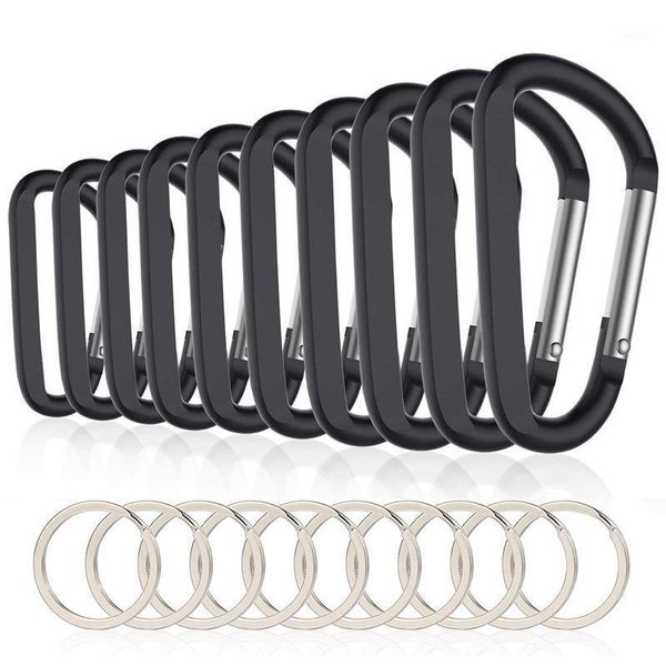 3inch/8cm aluminum carabiner clips,premium durable d-ring caribeaner with keyring for home rv camping fishing hiking trave cords, slings and
3inch/8cm aluminum carabiner clips,premium durable d-ring caribeaner with keyring for home rv camping fishing hiking trave cords, slings and