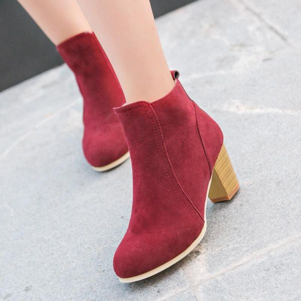 boots women british style flock velvet stretch casual fashion internal leather european and american all match, Black
boots women british style flock velvet stretch casual fashion internal leather european and american all match, Black