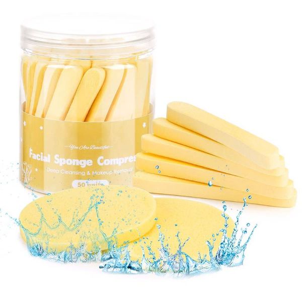 sponges, applicators & cotton 50pcs compressed facial sponge face cleansing makeup soft exfoliating tool removal pad
sponges, applicators & cotton 50pcs compressed facial sponge face cleansing makeup soft exfoliating tool removal pad