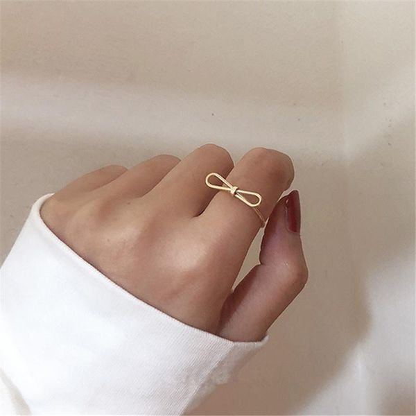 cluster rings 2021 korean bow ring. simple matte gold stylish knuckle women's index finger ring.brass exaggerated ring, Golden;silver
cluster rings 2021 korean bow ring. simple matte gold stylish knuckle women's index finger ring.brass exaggerated ring, Golden;silver