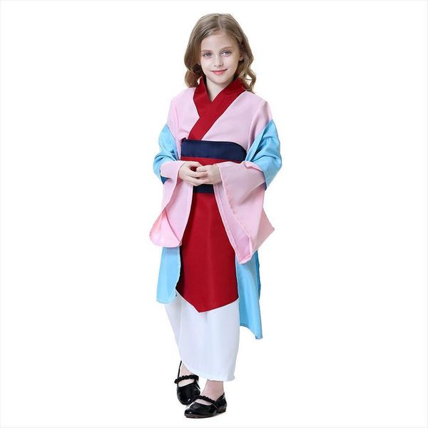 girls mulan up clothes chinese girl dresses traditional hanfu with cape children pageant halloween party princess costume 2 12t, Red;yellow
girls mulan up clothes chinese girl dresses traditional hanfu with cape children pageant halloween party princess costume 2 12t, Red;yellow