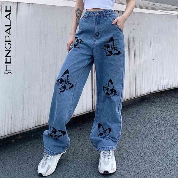 shengpalae summer vintage jeans woman long trousers cowboy female loose streetwear print pants za4110 210720, Blue
shengpalae summer vintage jeans woman long trousers cowboy female loose streetwear print pants za4110 210720, Blue