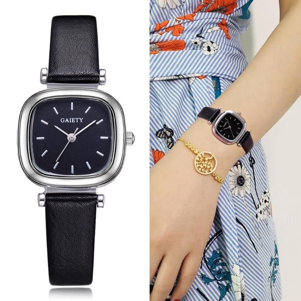 wristwatches gaiety brand square dial creative watches for women fashion bracelet quartz clock ladies wrist watch 2021 relogio feminino, Slivery;brown
wristwatches gaiety brand square dial creative watches for women fashion bracelet quartz clock ladies wrist watch 2021 relogio feminino, Slivery;brown