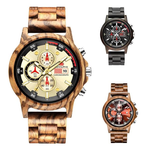 wristwatches wooden watch men erkek kol saati luxury stylish wood timepieces chronograph military quartz watches in gift box, Slivery;brown
wristwatches wooden watch men erkek kol saati luxury stylish wood timepieces chronograph military quartz watches in gift box, Slivery;brown