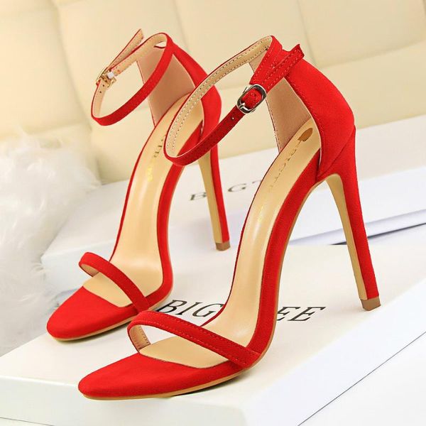 dress shoes fashion women 's super high heel suede word with summer heels sandals chuqing brand quality, Black
dress shoes fashion women 's super high heel suede word with summer heels sandals chuqing brand quality, Black