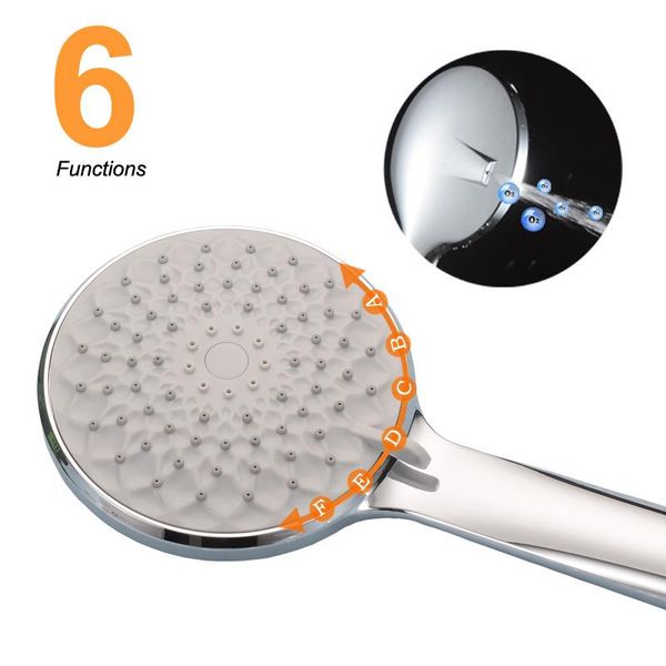 bathroom shower sets handheld head abs electroplating 6 functions 6-speed pressurized nozzle with spray gun in eu and usa
bathroom shower sets handheld head abs electroplating 6 functions 6-speed pressurized nozzle with spray gun in eu and usa