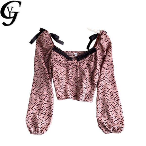 puff sleeve ruffle chiffon shirts women vintage square collar polka dot and blouse christmas ladies crop women's blouses &, White
puff sleeve ruffle chiffon shirts women vintage square collar polka dot and blouse christmas ladies crop women's blouses &, White