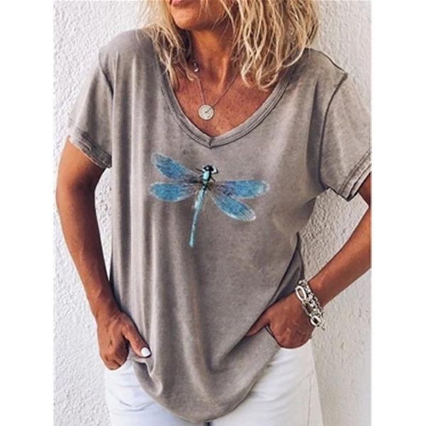 women's t-shirt summer woman tshirts fashion pirnt short sleeve tees round neck plus size loose casual for women lugentolo, White
women's t-shirt summer woman tshirts fashion pirnt short sleeve tees round neck plus size loose casual for women lugentolo, White