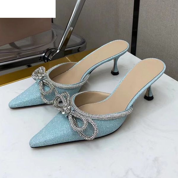 sandals bling sequin high heel slippers women pointed toe crystal bow knot decor summer party shoes lazyman mules rjpt, Black
sandals bling sequin high heel slippers women pointed toe crystal bow knot decor summer party shoes lazyman mules rjpt, Black
