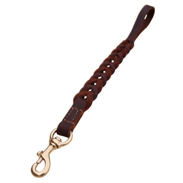 dog collars & leashes cowhide traction rope leather chain pet short pull one step belt easy to leash 
dog collars & leashes cowhide traction rope leather chain pet short pull one step belt easy to leash