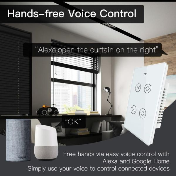 smart home control tuya life wifi 2 gang double curtain blind switch timers for roller shutter electric motor work with google alexa
smart home control tuya life wifi 2 gang double curtain blind switch timers for roller shutter electric motor work with google alexa