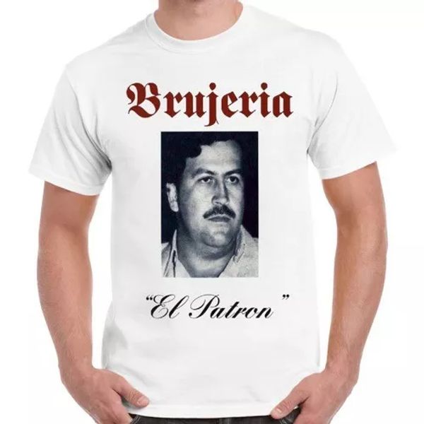 brujeria el patron pablo escobar narcos colombia heavy metal retro t shirt 43, White;black
brujeria el patron pablo escobar narcos colombia heavy metal retro t shirt 43, White;black