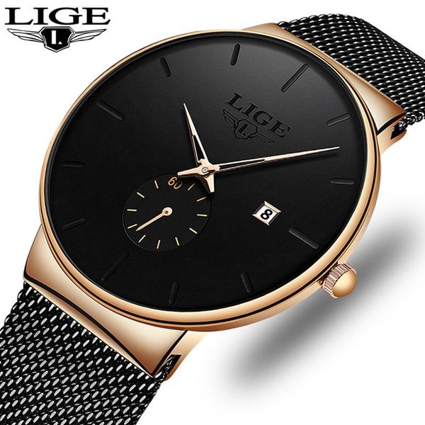 wristwatches lige watch men fashion gift business watches men's casual waterproof quartz wristwatch stainless steel mesh relogio mascul, Slivery;brown
wristwatches lige watch men fashion gift business watches men's casual waterproof quartz wristwatch stainless steel mesh relogio mascul, Slivery;brown