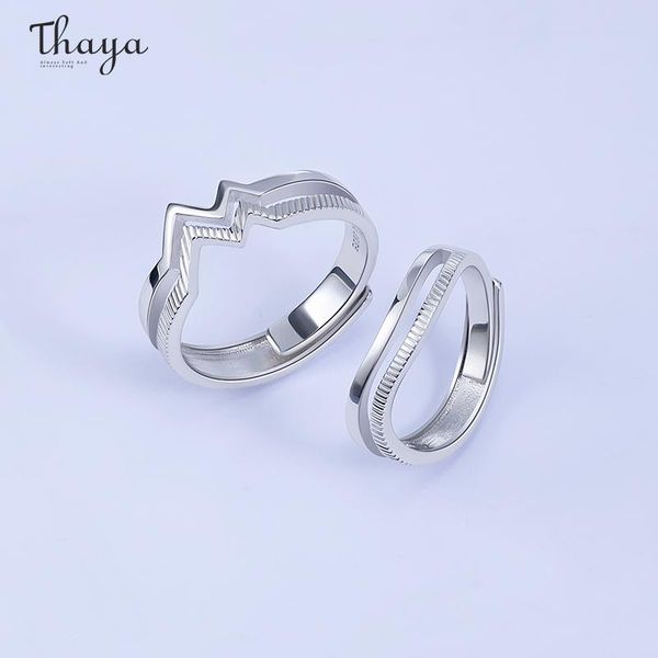 cluster rings thaya authentic 925 sterling silver ripple ring couple lover for women y size party anniversary, Golden;silver
cluster rings thaya authentic 925 sterling silver ripple ring couple lover for women y size party anniversary, Golden;silver