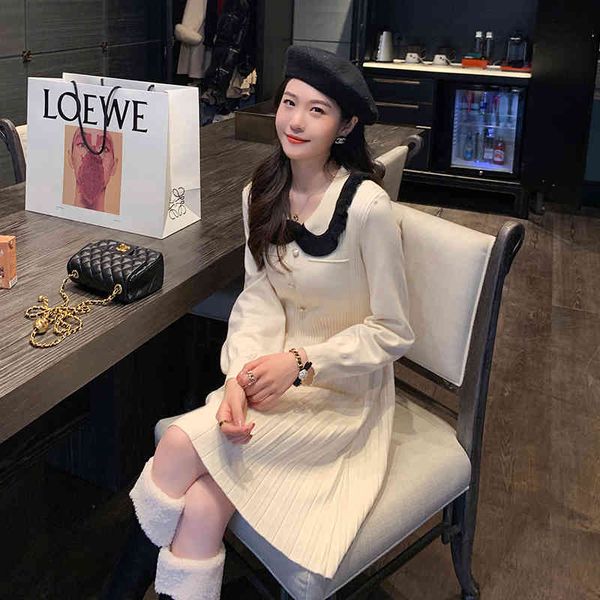 casual dresses 2021 beautiful japanese knitted of women fall and winter french style quilted interior skirt base nightgown, Black;gray
casual dresses 2021 beautiful japanese knitted of women fall and winter french style quilted interior skirt base nightgown, Black;gray