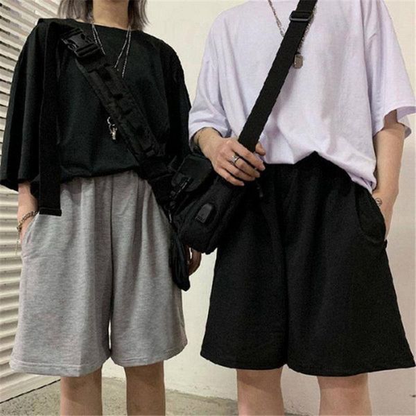 women's shorts korean women fashion simple casual loose plus size short pants straight elasticity jogger summer female, White;black
women's shorts korean women fashion simple casual loose plus size short pants straight elasticity jogger summer female, White;black
