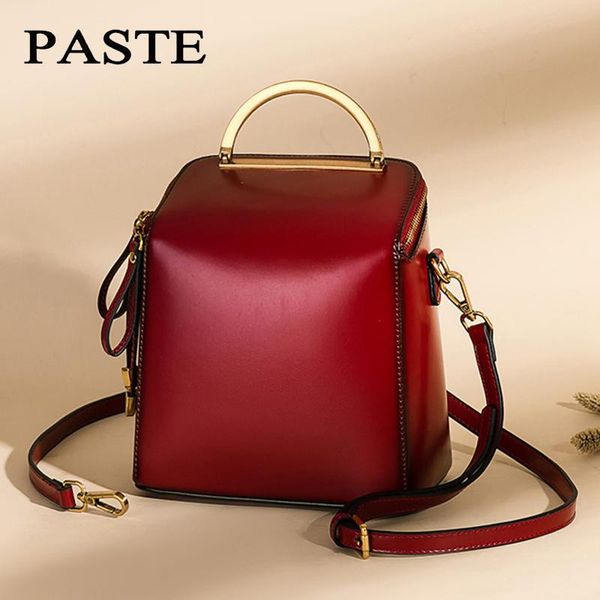 outdoor bags luxury oil wax genuine leather backpack women shoulder bag small brand cowhide dual-use detachable strap backpacks lady handbag
outdoor bags luxury oil wax genuine leather backpack women shoulder bag small brand cowhide dual-use detachable strap backpacks lady handbag