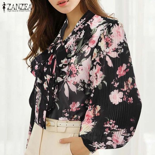 women's blouses & shirts female office bow 2022 fashion floral club blouse women retro long puff sleeve shirt loose bohemian pri, White
women's blouses & shirts female office bow 2022 fashion floral club blouse women retro long puff sleeve shirt loose bohemian pri, White
