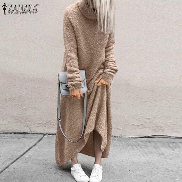 casual dresses women fashion long sleeve sundress autumn elegant turtleneck solid kaftan holiday loose maxi dress oversized robe, Black;gray
casual dresses women fashion long sleeve sundress autumn elegant turtleneck solid kaftan holiday loose maxi dress oversized robe, Black;gray