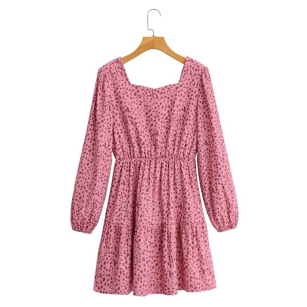 spring women fashion printing square collar mini dress female long sleeve clothes casual lady loose vestido d7026 210430, Black;gray
spring women fashion printing square collar mini dress female long sleeve clothes casual lady loose vestido d7026 210430, Black;gray