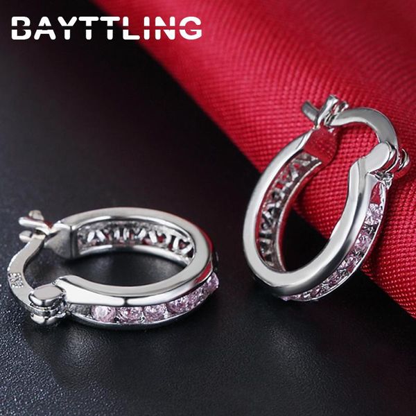 925 sterling silver cz zircon pink/red/purple/gold/white earring for lady women fashion statement wedding jewelry hoop & huggie, Golden;silver
925 sterling silver cz zircon pink/red/purple/gold/white earring for lady women fashion statement wedding jewelry hoop & huggie, Golden;silver